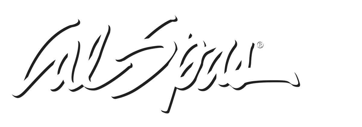 Calspas White logo hot tubs spas for sale Huntington Park